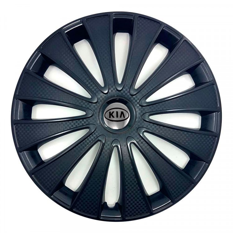 Колпак на колеса KIA GMK Carbon R15 1517043 черный  