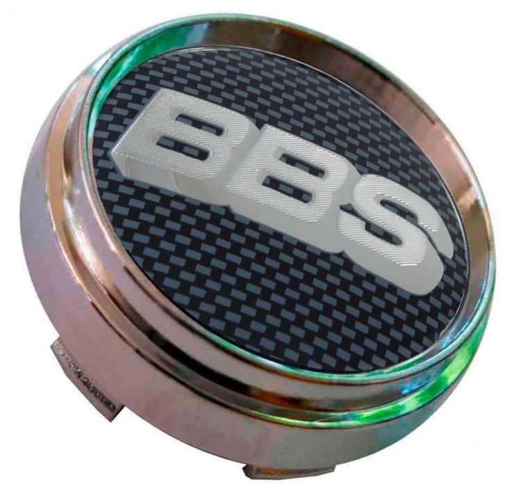 Заглушка ступицы BBS 66/62/9 хром карбон