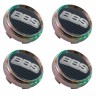 Заглушка ступицы BBS 66/62/9 хром карбон