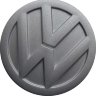 Колпачок на диски VW серебристый 55 мм