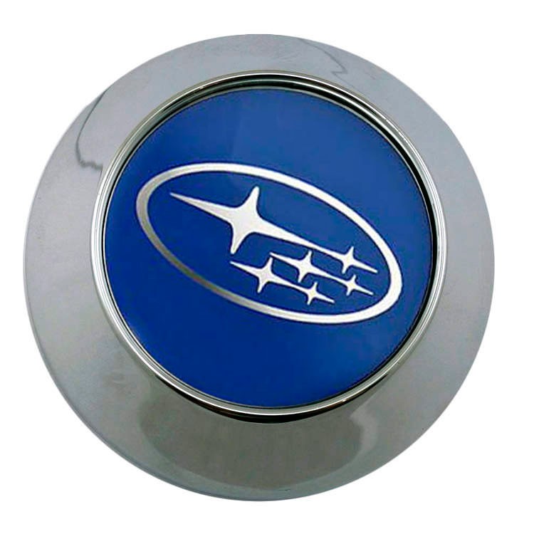 Колпачок на диски Subaru 64/60/6 хромированный конус