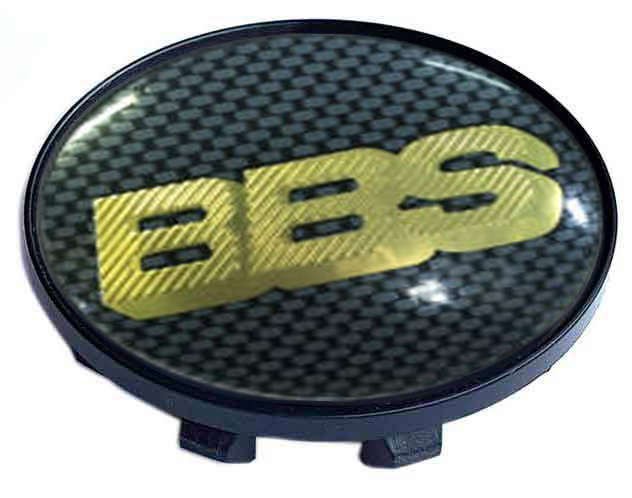 Колпачок на литые диски BBS 58/50/11 карбон/золото