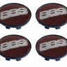 Колпачок на литые диски BBS 58/50/11 красный/хром