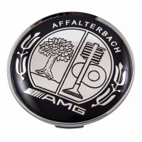 Изображение товара Колпачок ступицы Mercedes AMG 63/58/8 черный+хром