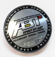Изображение товара Заглушка ступицы ABT Sportsline 75/59/15 черный с хромом
