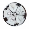 Колпачок на диски Volkswagen 68/57/12 черный хромированный 