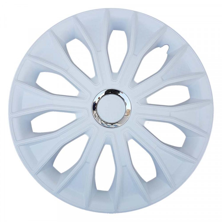 Колпак на колеса Voltec Carbon White Ring R14