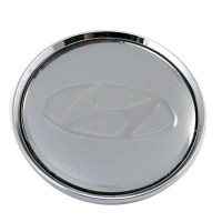 Изображение товара Колпачок ступицы Hyundai 63/58/8 хром 