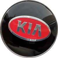 Изображение товара Колпачок на диски KIA 60/56/9 черный с красным