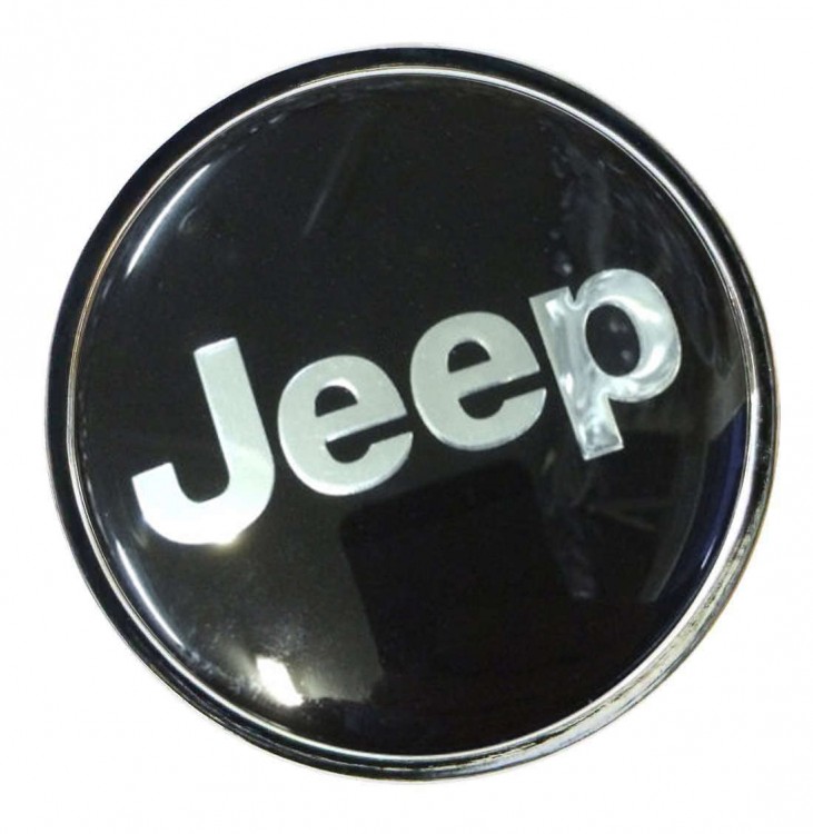 Колпачок ступицы Jeep (63/59/7) хром и черный
