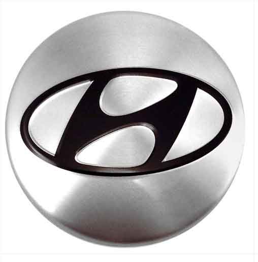 Колпачок ступицы Hyundai 62/55/10 стальной стикер
