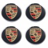 Колпачок ступицы Porsche 63/58/8 золото/черный  