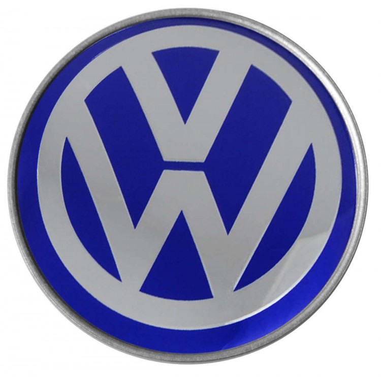 Колпачок на диски Volkswagen 60/55/7 хром/синий
