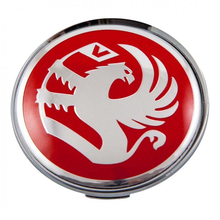 Колпачок ступицы Vauxhall 63/58/8 красный+хром  