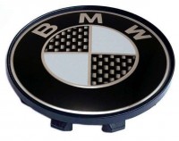 Изображение товара Колпачок на литые диски BMW 58/50/11 черный/карбон
