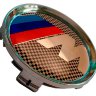Заглушка ступицы диска BMW M-series 74/69/12 черный хром