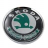 Колпачок ступицы Skoda 63/58/8 зеленый/черный 