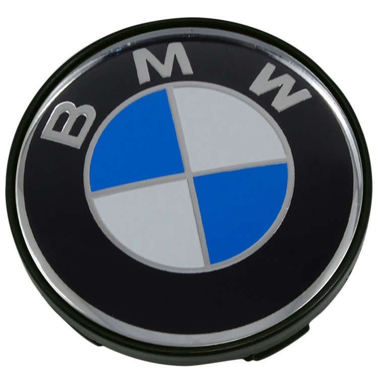 Колпачки для дисков BMW 60/56/9 с хром каймой 