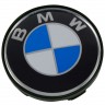 Колпачки для дисков BMW 60/56/9 с хром каймой 