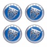 Колпачок ступицы Jaguar 63/58/8 синий и хром