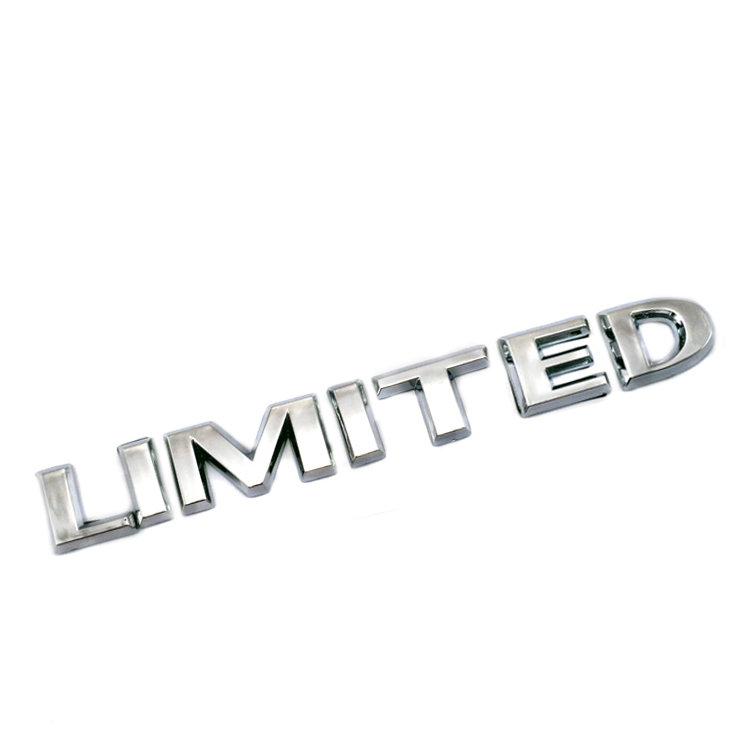 Limited значок металлический хром 14*1,7 см