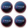 Заглушка литого диска Toyota TRD 67/56/16 черный 