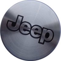 Изображение товара Колпачок ступичный Jeep 55/48/13 серебристый с черным 