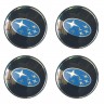 Колпак литого диска Subaru 68/65/12 черный с синим