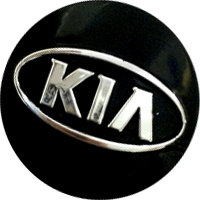 Изображение товара Колпачок в литой диск КИА, d57, черн хром, 60/57/10