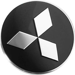 Колпачок на диски Mitsubishi AVTL 60/56/10 черный-хром