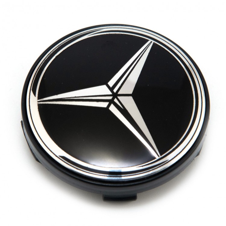 Колпачки на диски Mercedes 60/54/10 черные