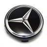 Колпачки на диски Mercedes 60/54/10 черные