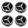 Колпачки на диски Mercedes 60/54/10 черные