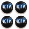 Заглушка литого диска KIA 67/56/16 черный  