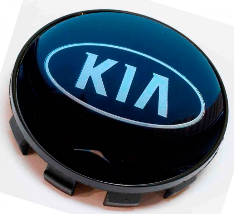 Заглушка литого диска KIA 67/56/16 черный  