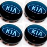 Заглушка литого диска KIA 67/56/16 черный  