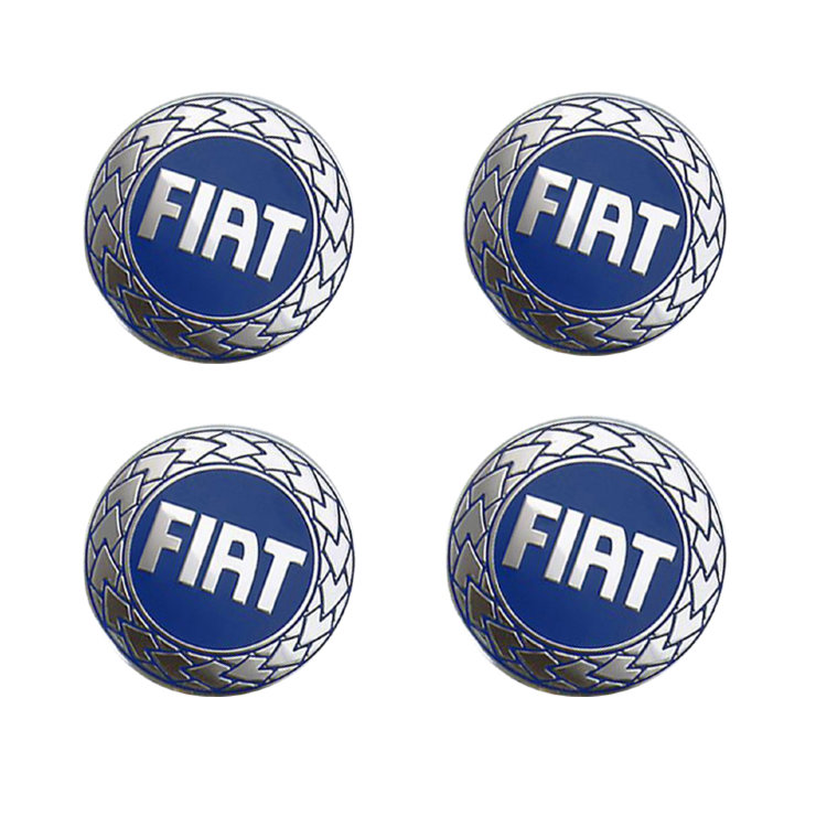 Наклейки на диски Fiat blue сфера 54 мм