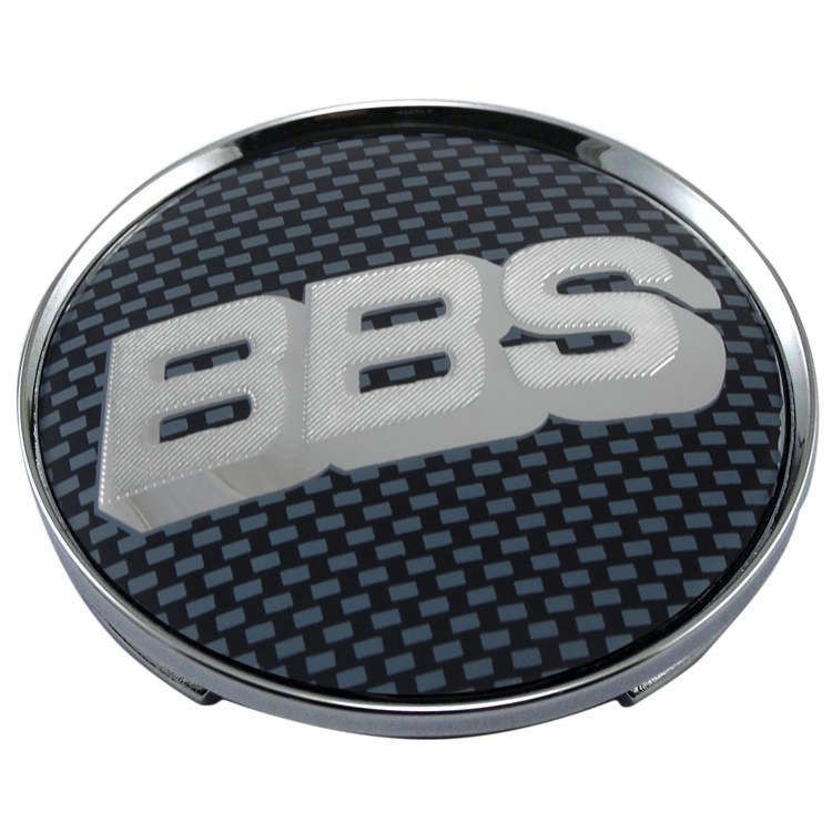 Колпачки на диски 62/56/8 хром со стикером BBS хром и карбон