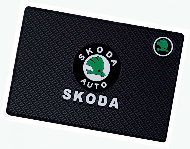 Коврик на панель Skoda  18.5*13 см        