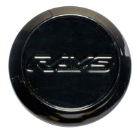 Изображение товара Заглушка литого диска Rays 63/56/12 мм черная c-637